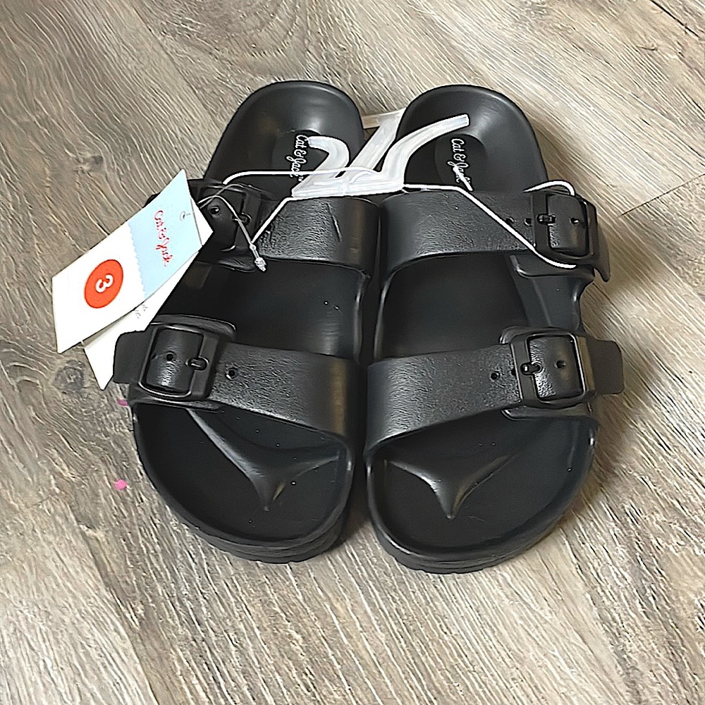 Black sandals